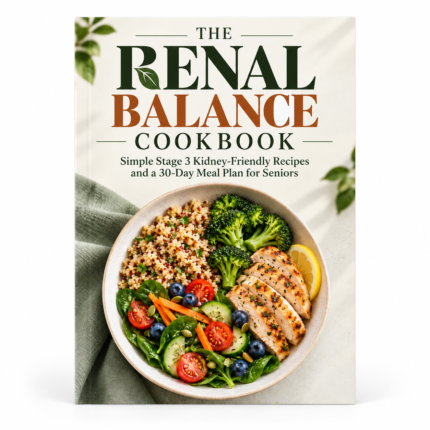 The Renal Balance Cookbook: Simple Stage 3 Kidney-Friendly Recipes and a 30-Day Meal Plan for Seniors